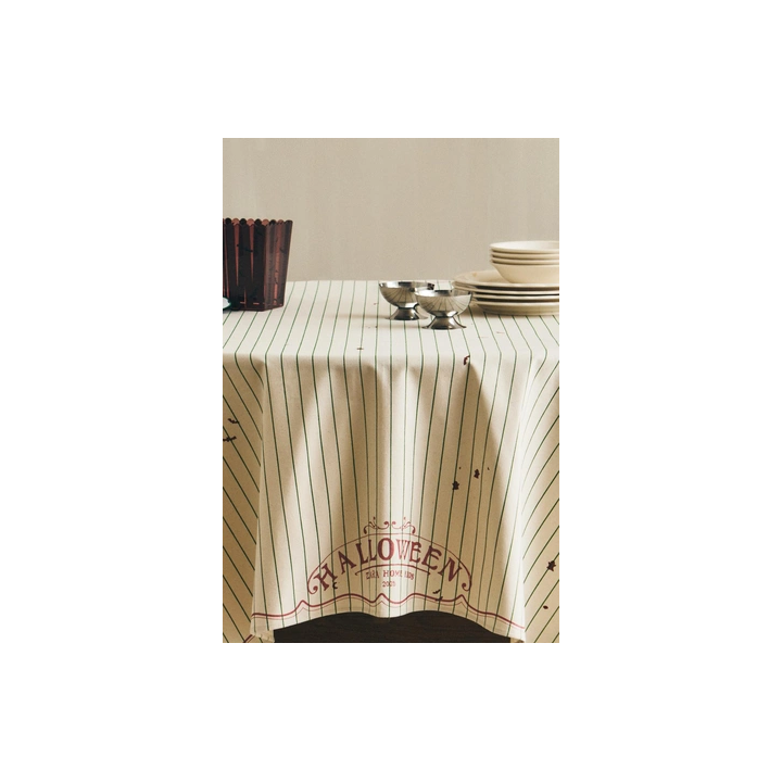 COTTON HALLOWEEN TABLECLOTH