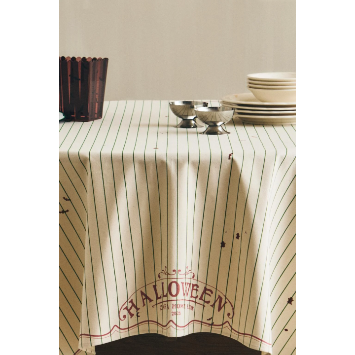 COTTON HALLOWEEN TABLECLOTH