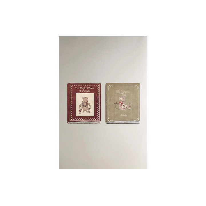 CHILDREN'S CHRISTMAS ANIMAL CARD SET (SET OF 2)