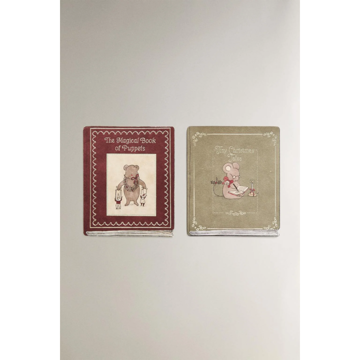 CHILDREN'S CHRISTMAS ANIMAL CARD SET (SET OF 2)