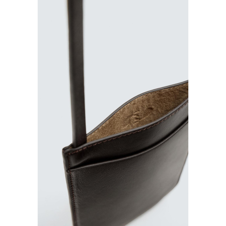 КОЖАНАЯ СУМКА ЧЕРЕЗ ПЛЕЧО