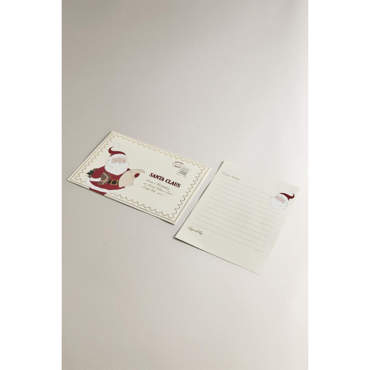 Набор детских открыток на рождество от санта-клауса (набор из 3 штук)