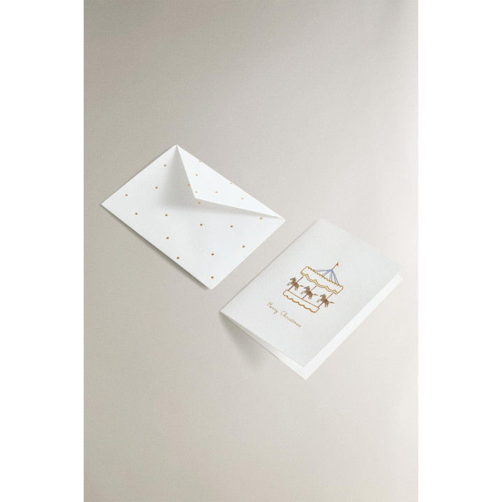 Набор открыток с рождественскими фигурами (набор из 6 штук)