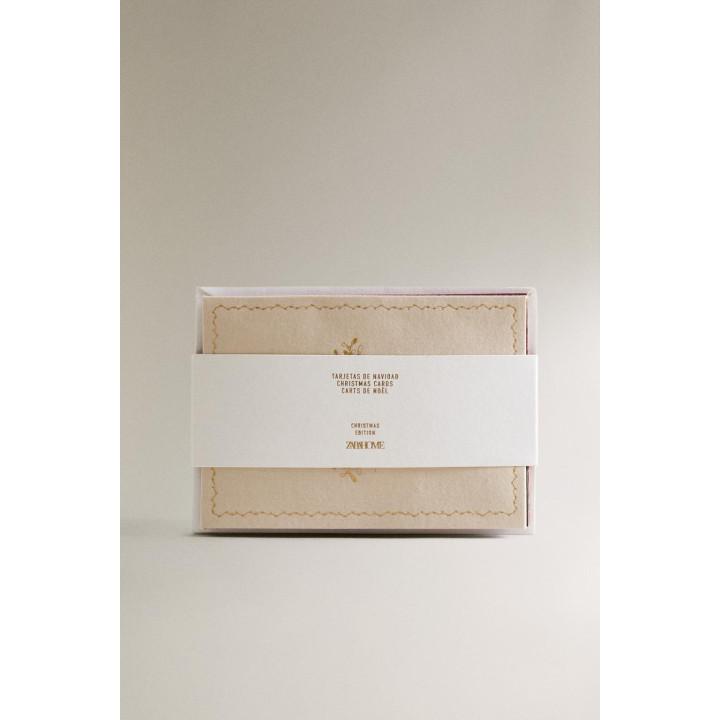 Набор открыток в виде книги на тему рождества (набор из 4 шт)