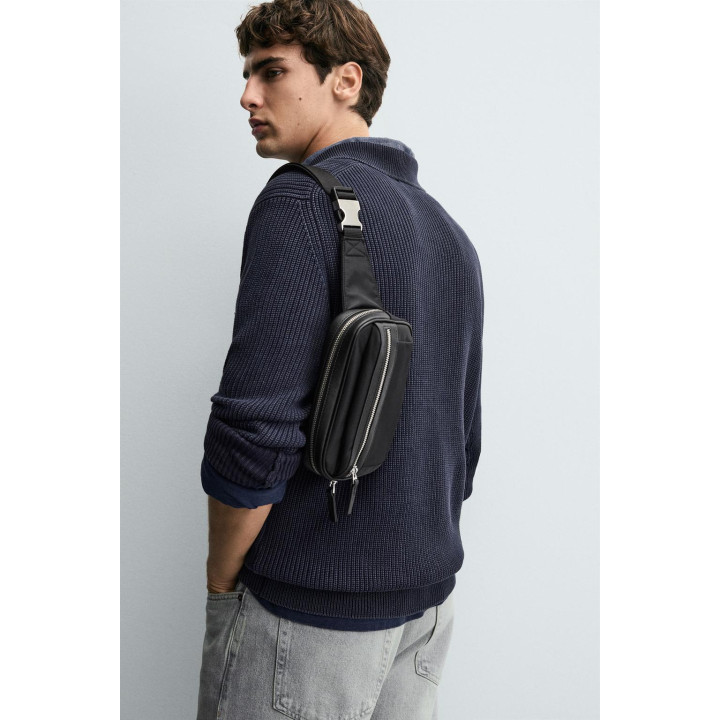 ПОЯСНАЯ СУМКА ИЗ ТЕХНИЧЕСКОЙ ТКАНИ