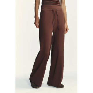 ТЕКСТУРИРОВАННЫЕ БРЮКИ ПРЯМОГО КРОЯ