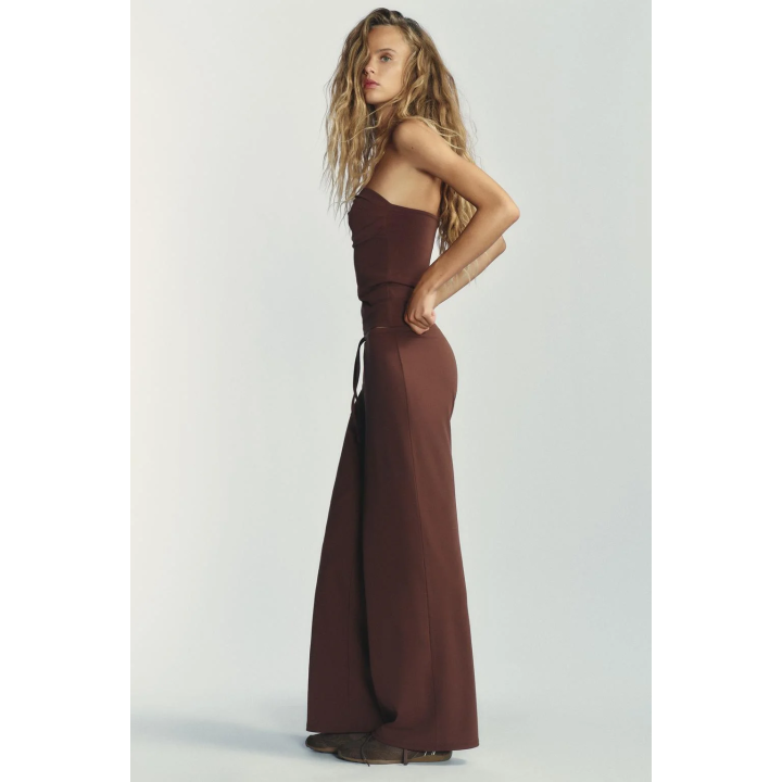 ТЕКСТУРИРОВАННЫЕ БРЮКИ ПРЯМОГО КРОЯ