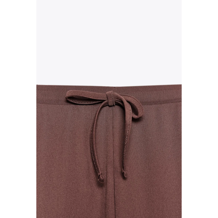 ТЕКСТУРИРОВАННЫЕ БРЮКИ ПРЯМОГО КРОЯ