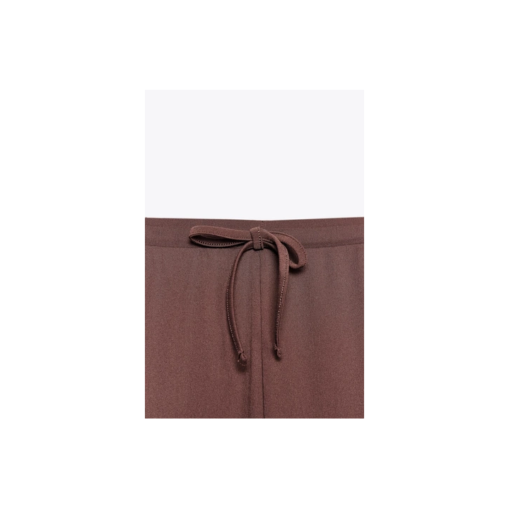 ТЕКСТУРИРОВАННЫЕ БРЮКИ ПРЯМОГО КРОЯ