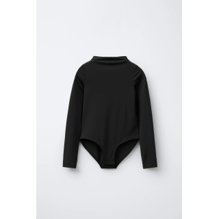 БОДИ С ВОРОТНИКОМ-СТОЙКОЙ