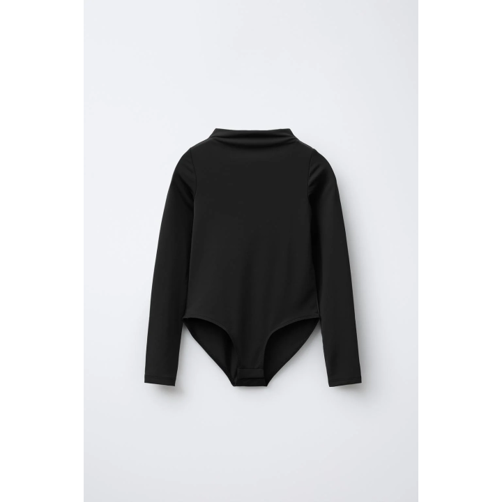 БОДИ С ВОРОТНИКОМ-СТОЙКОЙ