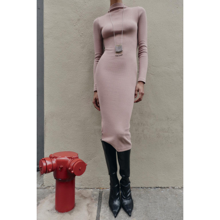 ПЛАТЬЕ МИДИ В РУБЧИК