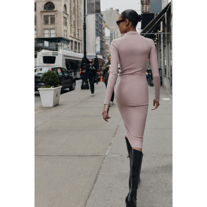 ПЛАТЬЕ МИДИ В РУБЧИК