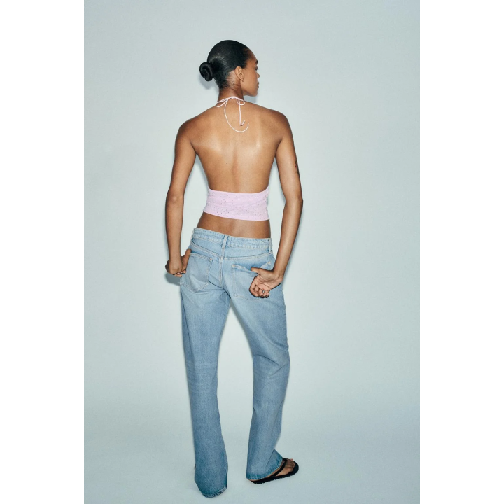 ТОП ИЗ ТКАНИ «ТЮЛЬ» СО СТРАЗАМИ