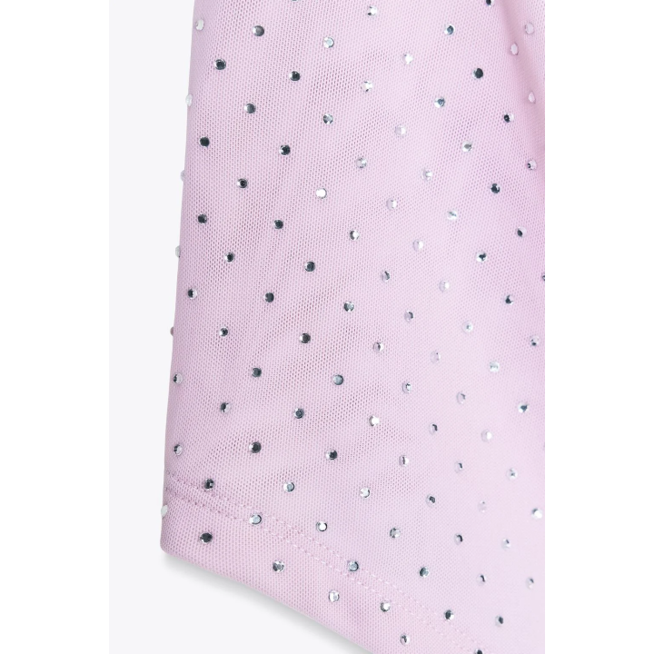 ТОП ИЗ ТКАНИ «ТЮЛЬ» СО СТРАЗАМИ