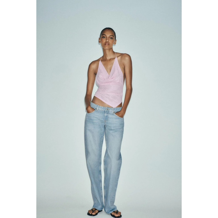 ТОП ИЗ ТКАНИ «ТЮЛЬ» СО СТРАЗАМИ