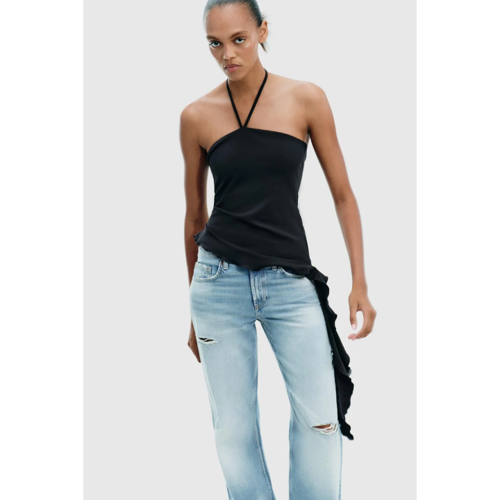 ТОП ТЕКСТУРНЫЙ С ВОЛАНАМИ