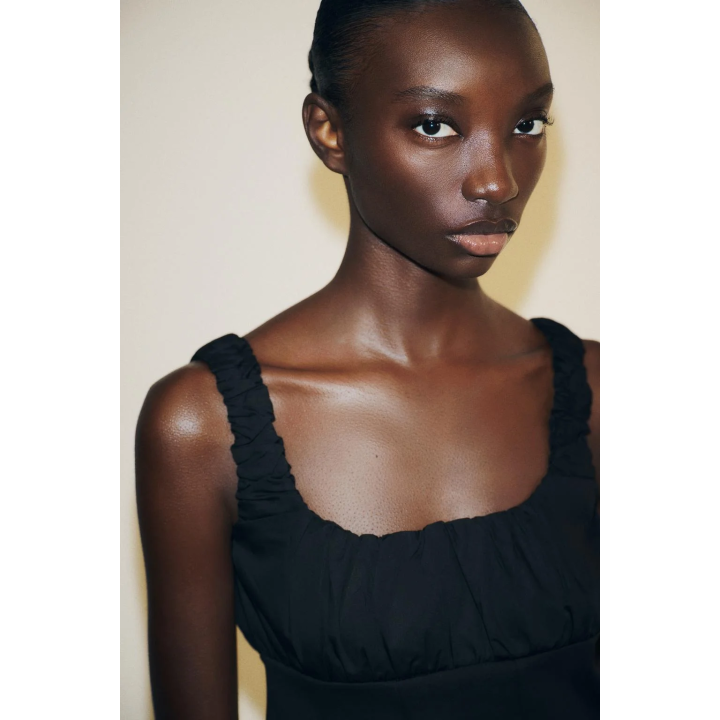 КОМБИНИРОВАННЫЙ ТОП ИЗ ТКАНИ ИНТЕРЛОК И ПОПЛИНА