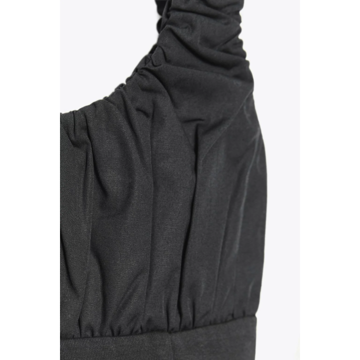 КОМБИНИРОВАННЫЙ ТОП ИЗ ТКАНИ ИНТЕРЛОК И ПОПЛИНА