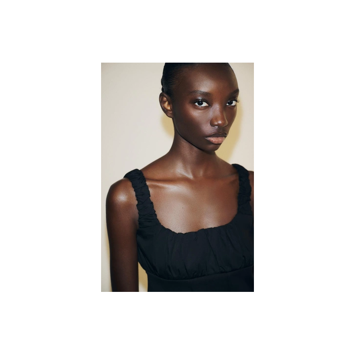 КОМБИНИРОВАННЫЙ ТОП ИЗ ТКАНИ ИНТЕРЛОК И ПОПЛИНА