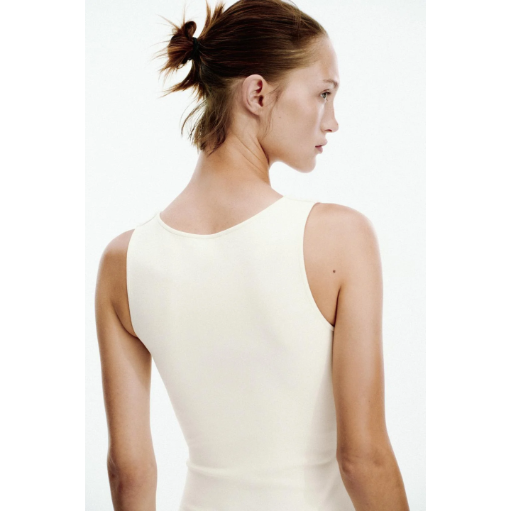 ПЛАТЬЕ ИЗ ИНТЕРЛОКА С ПУГОВИЦАМИ