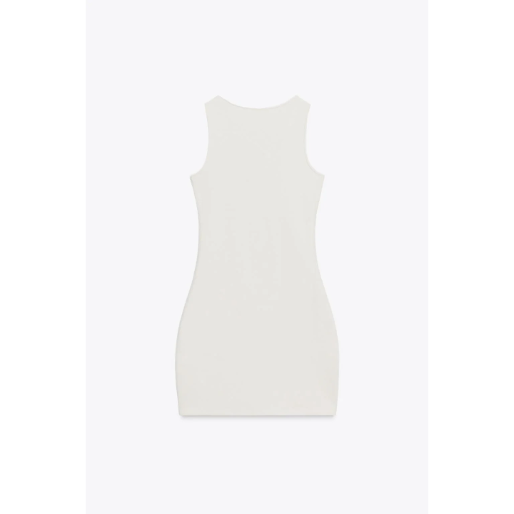 ПЛАТЬЕ ИЗ ИНТЕРЛОКА С ПУГОВИЦАМИ