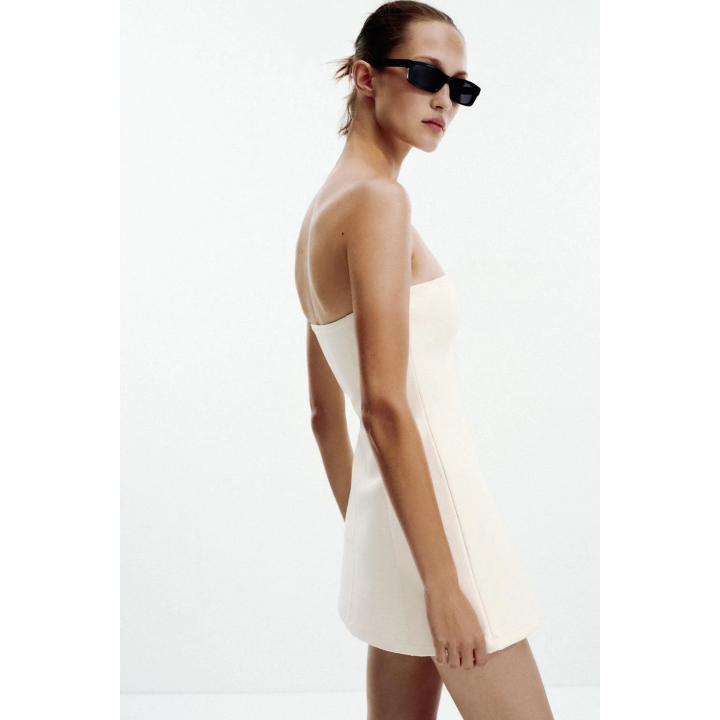 ПЛАТЬЕ БЕЗ БРЕТЕЛЕЙ ИЗ ТКАНИ ИНТЕРЛОК