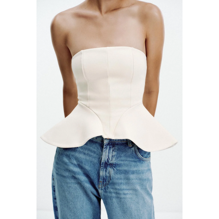 ТОП БЕЗ БРЕТЕЛЕЙ ИЗ ТКАНИ ИНТЕРЛОК