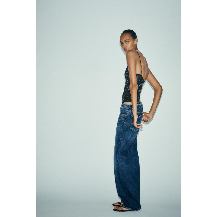 БОДИ ИЗ ПОЛИАМИДА СО СТРАЗАМИ