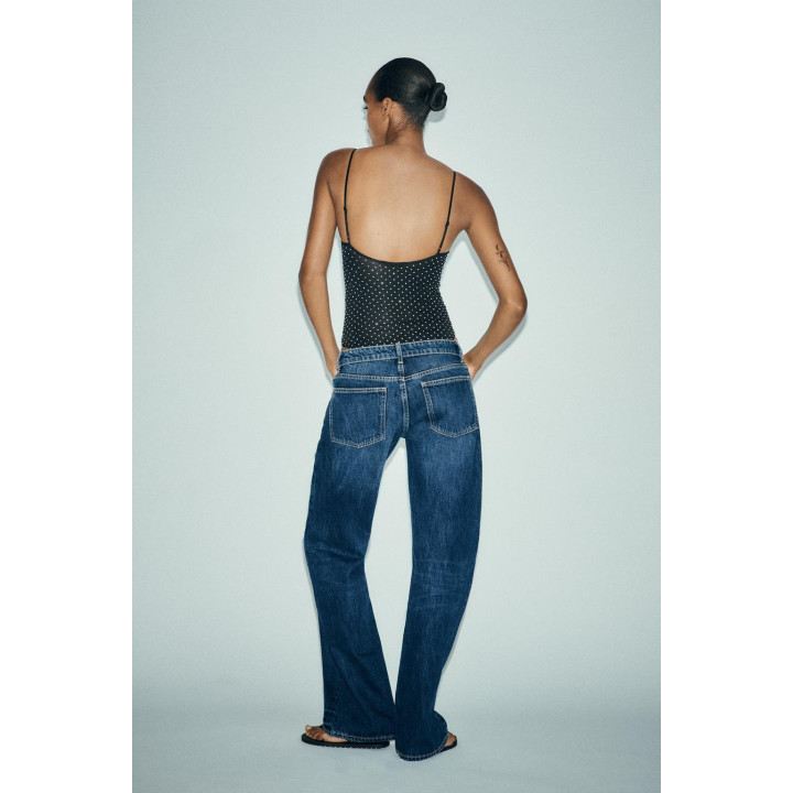 БОДИ ИЗ ПОЛИАМИДА СО СТРАЗАМИ