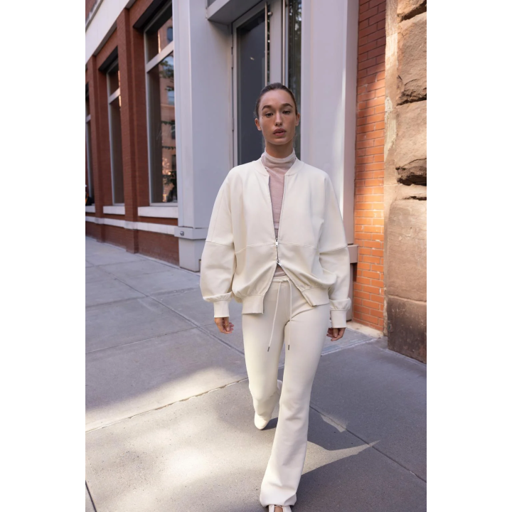 БРЮКИ-КЛЕШ ИЗ ИНТЕРЛОКА