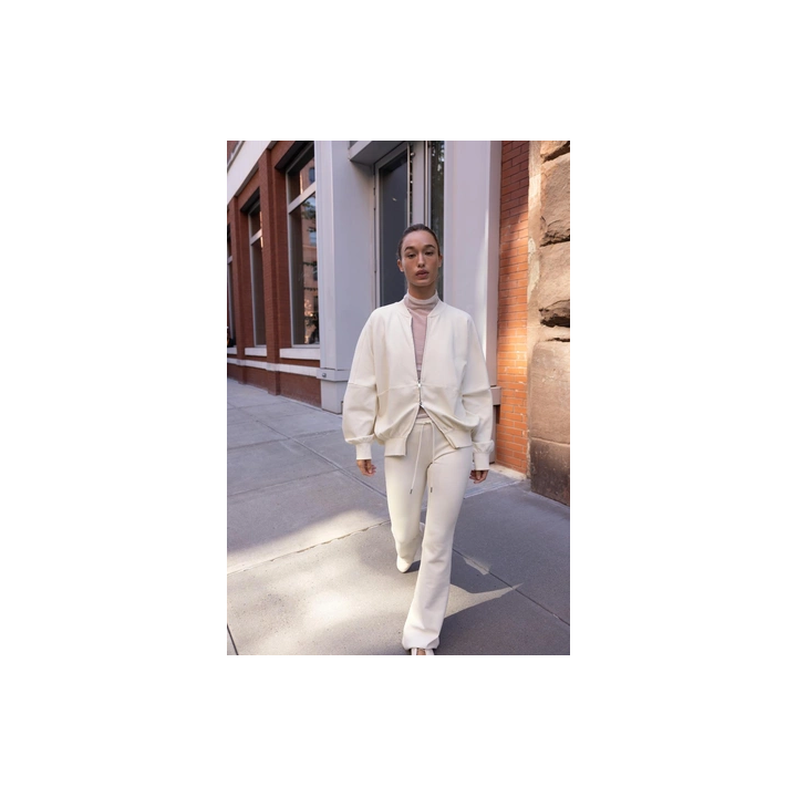 БРЮКИ-КЛЕШ ИЗ ИНТЕРЛОКА