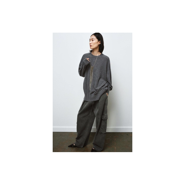 СВИТЕР ОВЕРСАЙЗ ИЗ 100% ШЕРСТИ