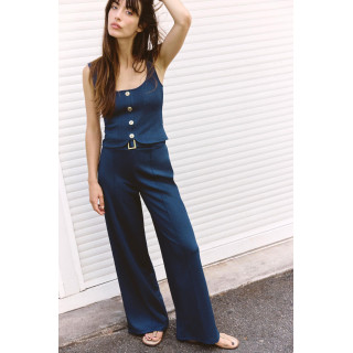 ТОП ИЗ ТВИЛА С ПУГОВИЦАМИ