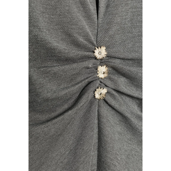 ТОП ИЗ ПИКЕ С ПУГОВИЦАМИ