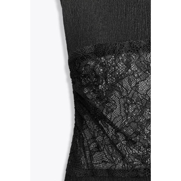 КОРОТКОЕ ПЛАТЬЕ С КРУЖЕВОМ