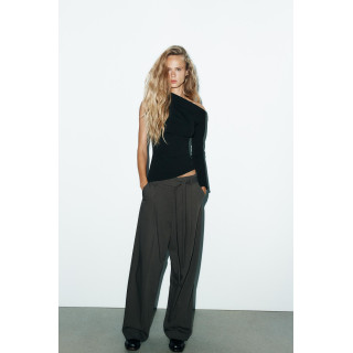 АСИММЕТРИЧНЫЙ ТОП ИЗ КРЕПА