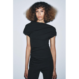 ТОП АСИММЕТРИЧНОГО КРОЯ СО СКЛАДКАМИ