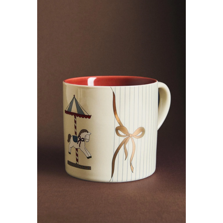 Детская рождественская карусельная кружка