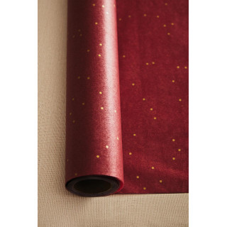 Шелковая точечная новогодняя упаковочная бумага