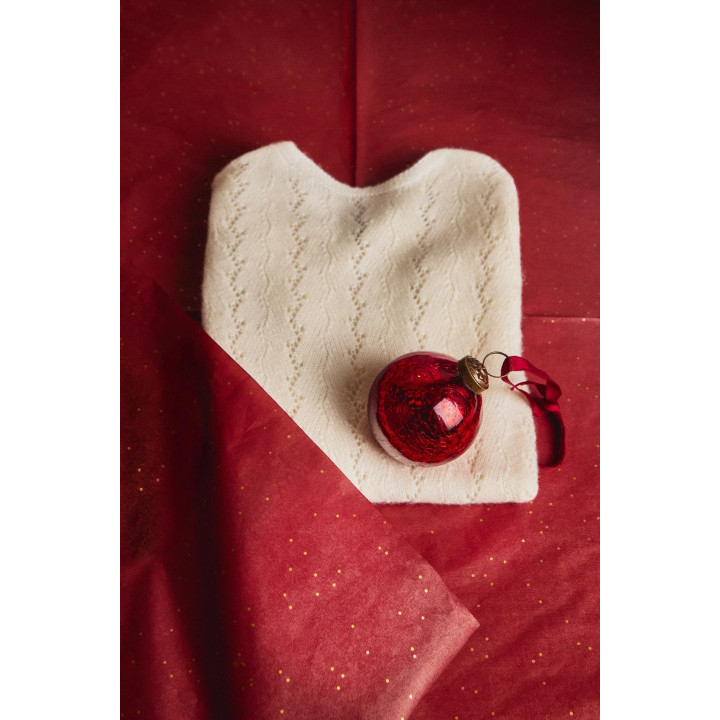 Шелковая точечная новогодняя упаковочная бумага