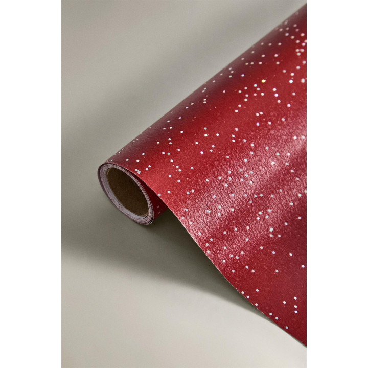 Шелковая точечная новогодняя упаковочная бумага