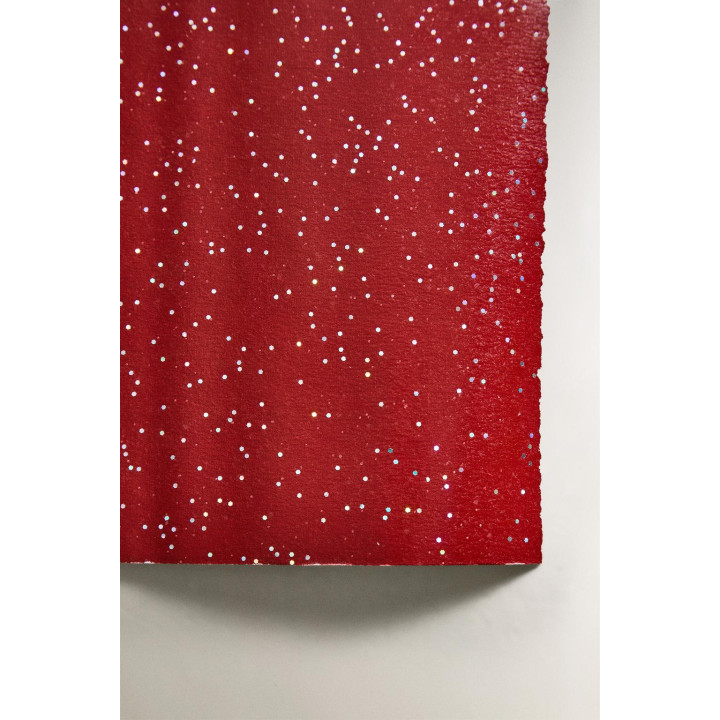 Шелковая точечная новогодняя упаковочная бумага