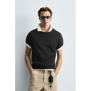 ФУТБОЛКА HEAVYWEIGHT С ОТДЕЛКОЙ В РУБЧИК