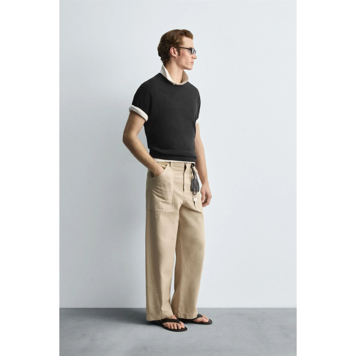 ФУТБОЛКА HEAVYWEIGHT С ОТДЕЛКОЙ В РУБЧИК