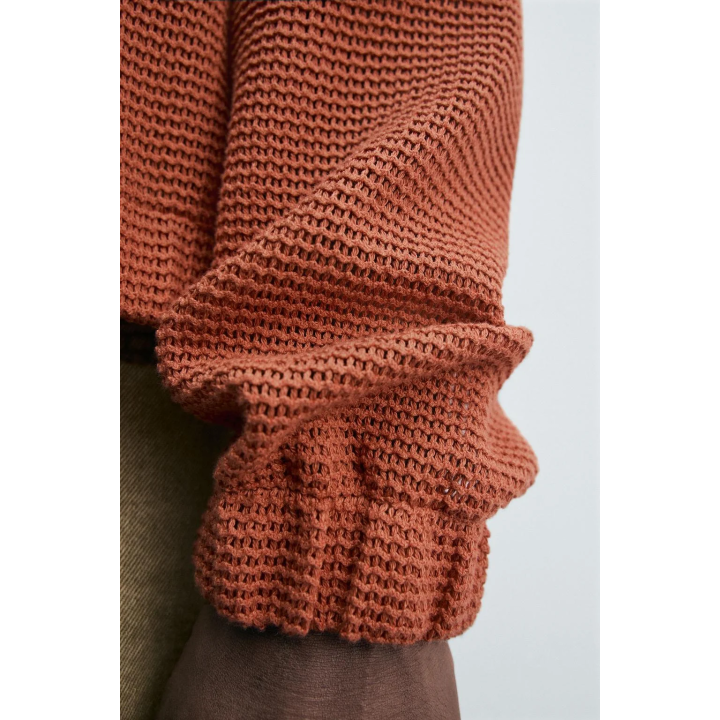 ТОЛСТОВКА С КАПЮШОНОМ ИЗ ТКАНИ С ОТКРЫТОЙ ТЕКСТУРОЙ