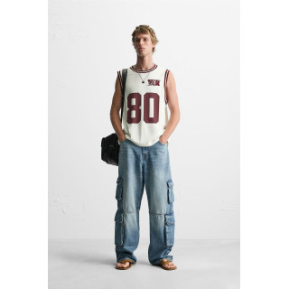 КОМБИНИРОВАННАЯ МАЙКА В СТИЛЕ VARSITY