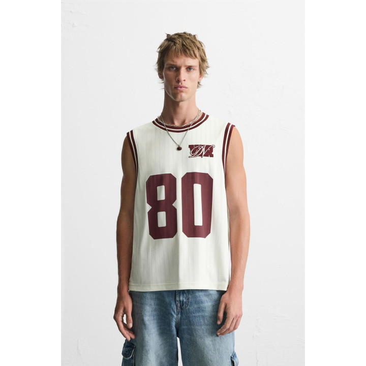 КОМБИНИРОВАННАЯ МАЙКА В СТИЛЕ VARSITY