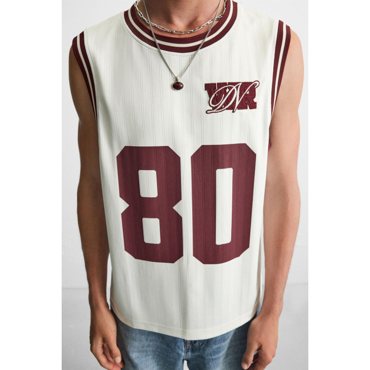 КОМБИНИРОВАННАЯ МАЙКА В СТИЛЕ VARSITY