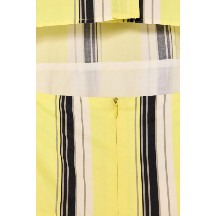 LIMITED EDITION STRIPED PUFF DRESS